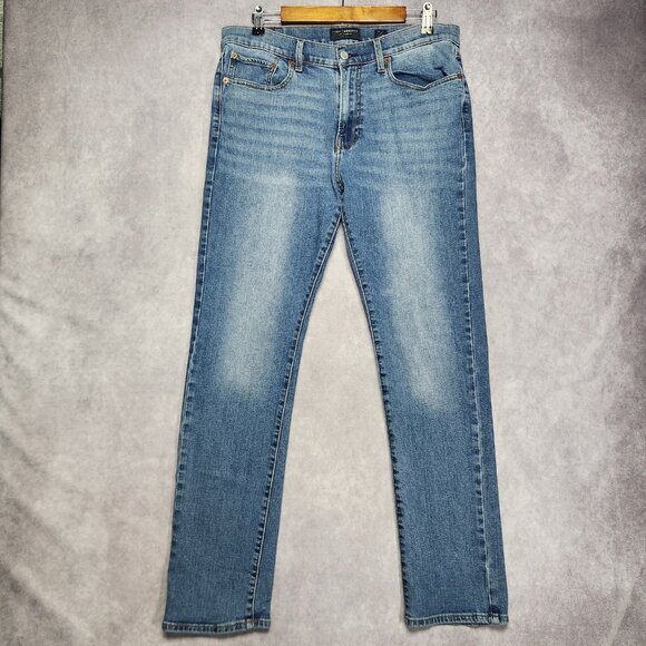 Lucky Brand Jeans Mens 34x32 410 Athletic Slim Fit Zip Fly‎ Stretch Denim Pants - Picture 1 of 16